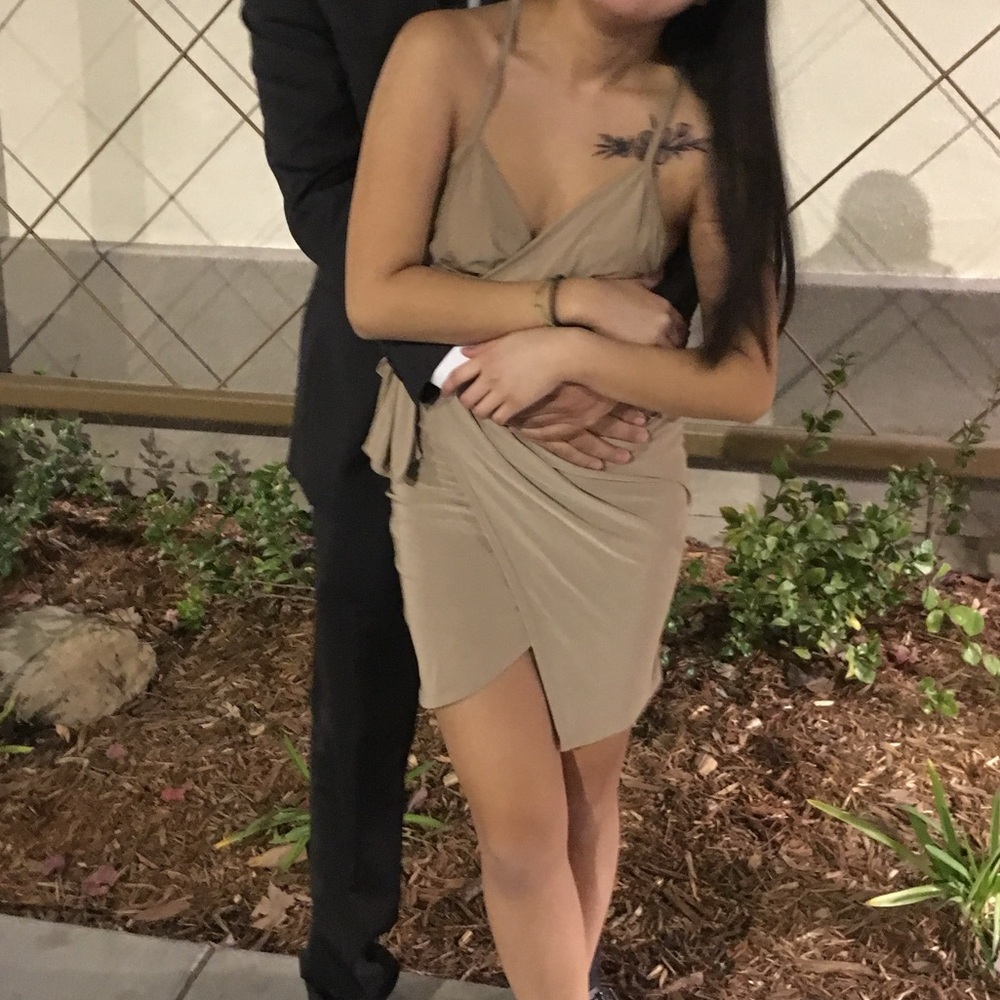 BOOHOO Mini Wrap Dress